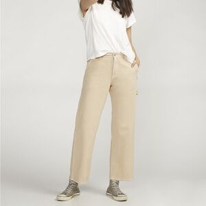 NWOT Silver Jeans Relaxed Fit Straight Leg Carpenter High Rise Jeans Size 29